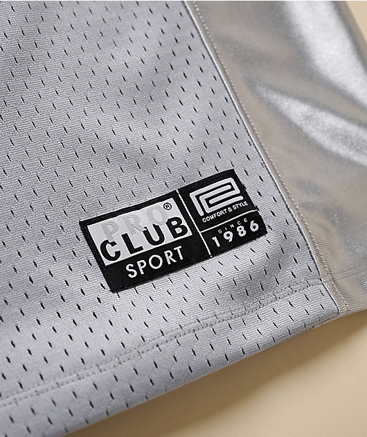 Pro Club Silver Heavyweight Football Jersey