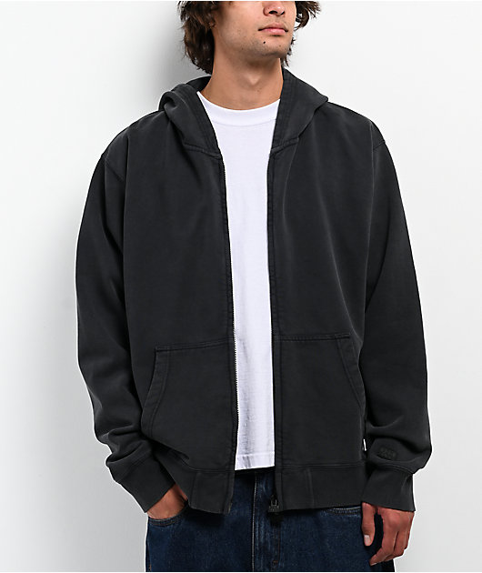 Pro Club Vintage Black Zip Hoodie | Zumiez