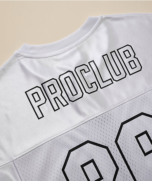 Pro Club White Heavyweight Football Jersey