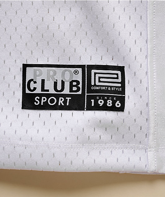 Pro Club White Heavyweight Football Jersey