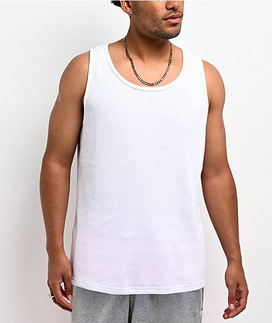 Pro Club White Heavyweight Thermal Tank Top