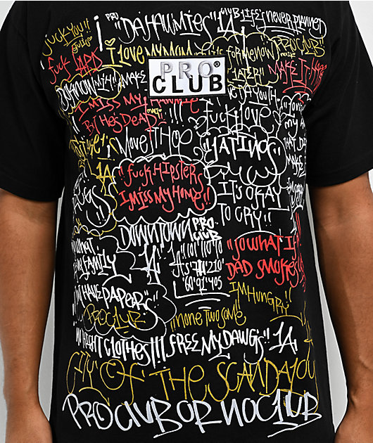 Pro Club x DoKnow Box Logo Black T-Shirt