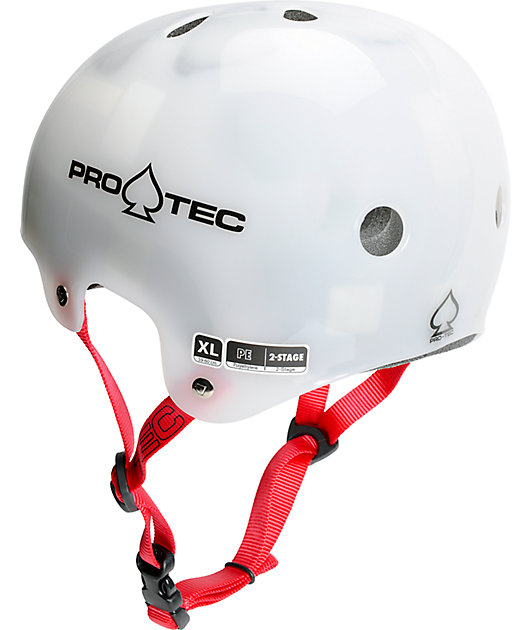 PROTEC LASEK CLASSIC XL-WHITE TRANSLUCENT SKATE HELMET