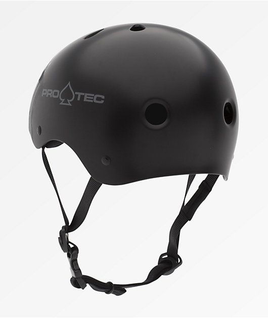 Black Checker Details about   ProTec Classic Skate Helmet 