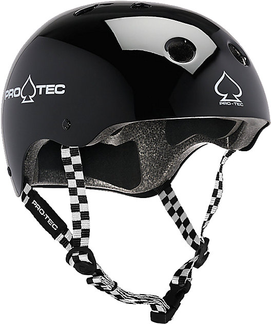 Pro-Tec Classic casco de skate con patrón cuadrado