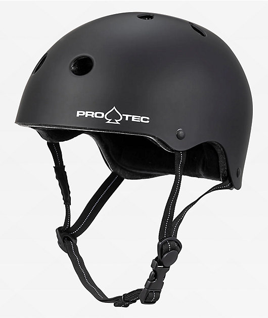 Pro-Tec Low Pro Certified Matte Black Skateboard Helmet