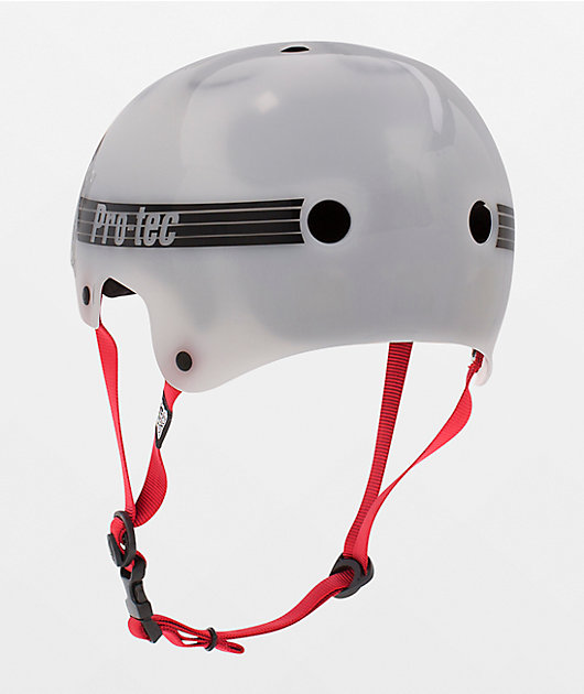 Pro-Tec The Bucky Translucent White Skateboard Helmet