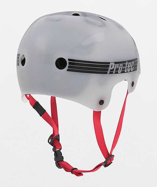 Pro-Tec The Bucky Translucent White Skateboard Helmet