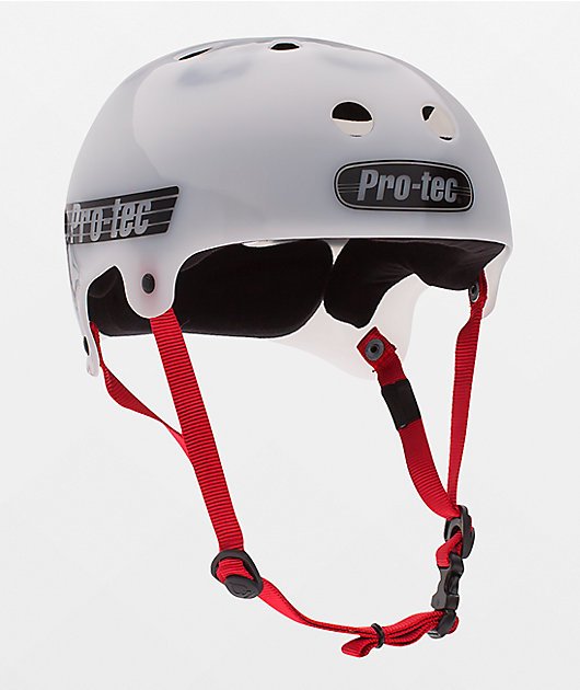 Pro-Tec The Bucky Translucent White Skateboard Helmet