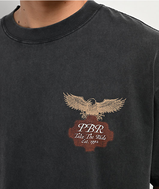 Professional Bull Riders All Heart Black Wash T-Shirt