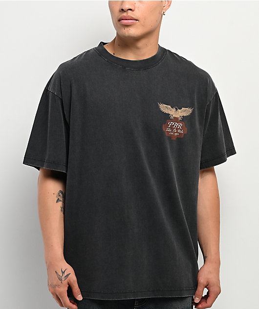 Professional Bull Riders All Heart Black Wash T-Shirt