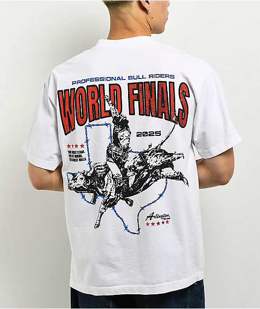 Professional Bull Riders World Finals White T-Shirt | Zumiez