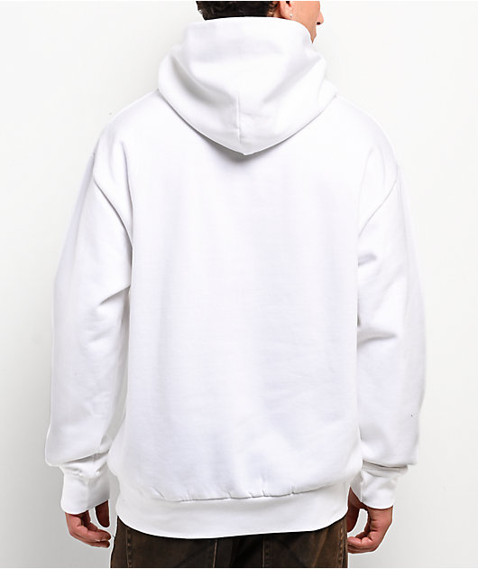 Public Box Logo White Hoodie | Zumiez