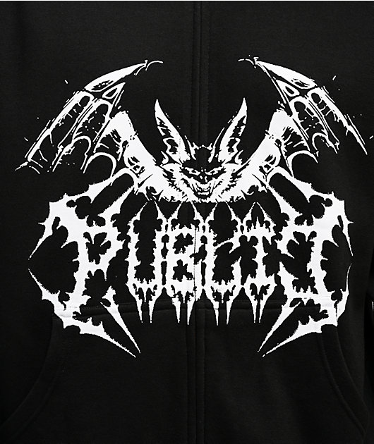 Public Dispute Black Zip Hoodie