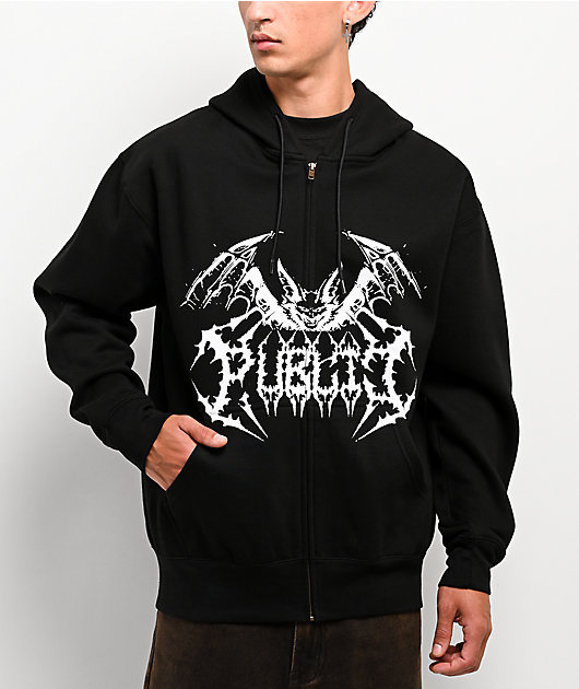 Public Dispute Black Zip Hoodie | Zumiez
