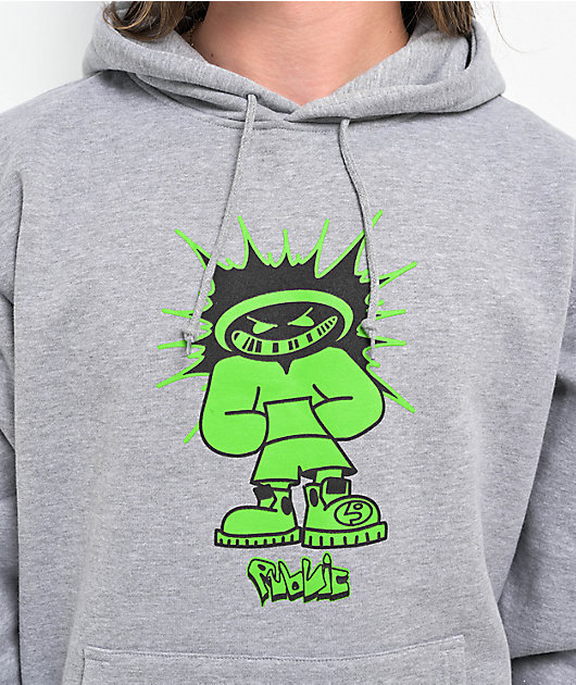 Public Dispute Grey Hoodie