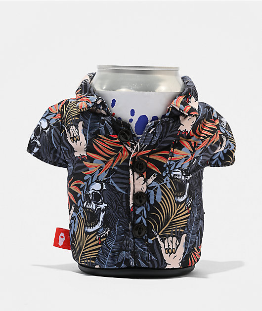 Puffin x Liquid Death The Deathy Bahama Aloha Shirt Can Cooler