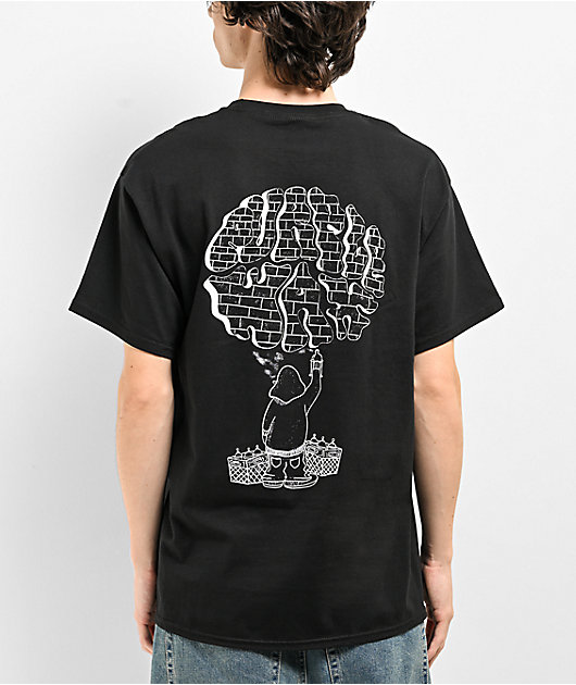 Purple Wax Banger Logo Black T-Shirt
