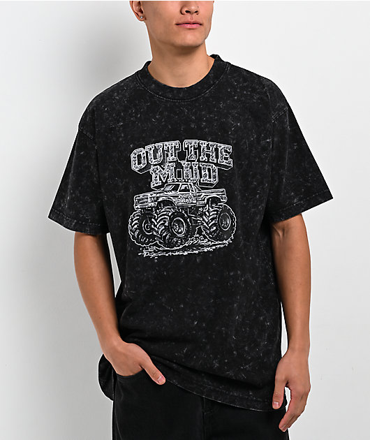 Purple Wax Bigfoot Black Wash T-Shirt