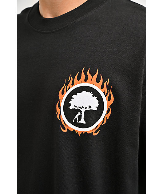 Push Trees Blaze Black T-Shirt
