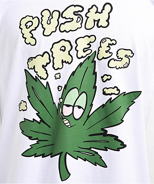 Push Trees Stay Smokin Black T-Shirt