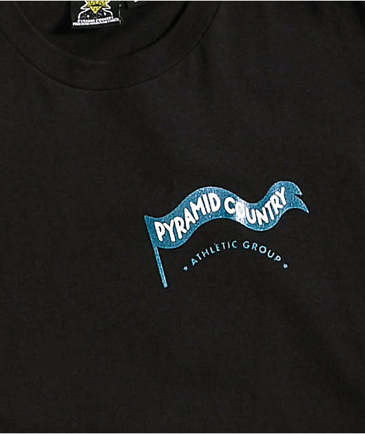 Pyramid Country Tee Ooze Black Skateboarding T-Shirt