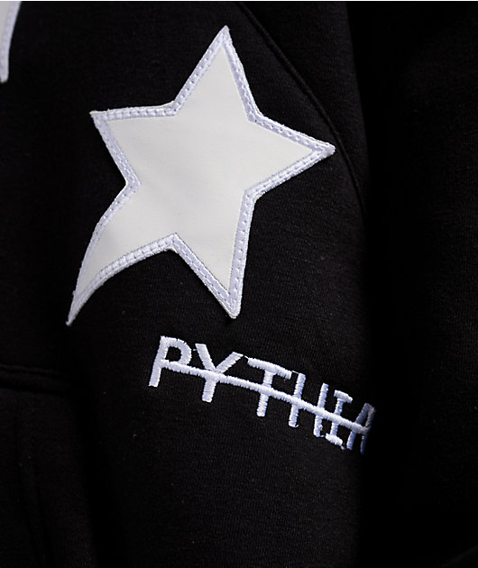 Pythia Peripheral Black Heavyweight Hoodie