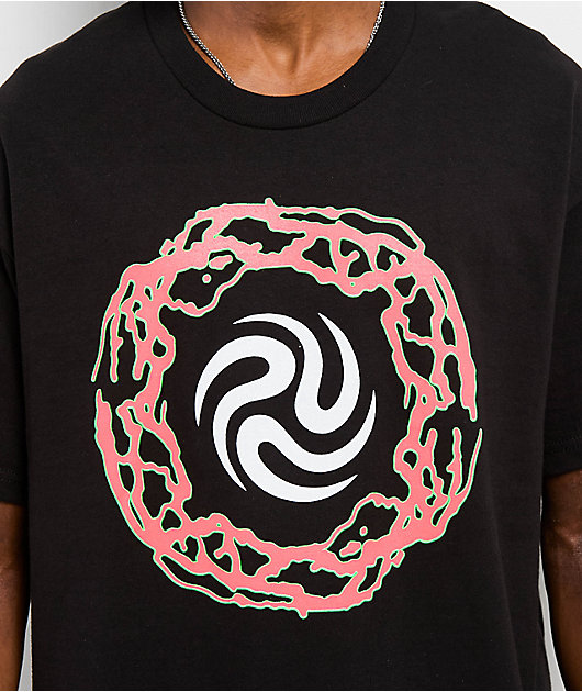 Quasi Drop Out Black T-Shirt
