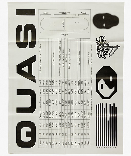 Quasi Jaeb Debut 8.25" Skateboard Deck
