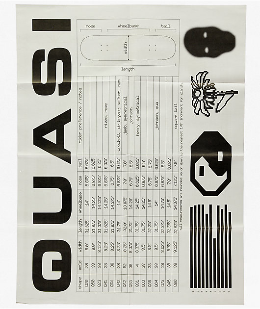 Quasi Jaeb Window 8.375" Skateboard Deck