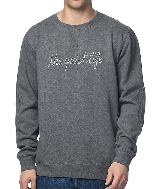 Download Quiet Life Pen & Ink Professor Heather Grey Crew Neck ...