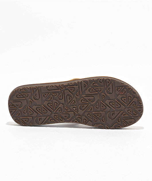 Quiksilver Carver Suede Core Tan Sandals