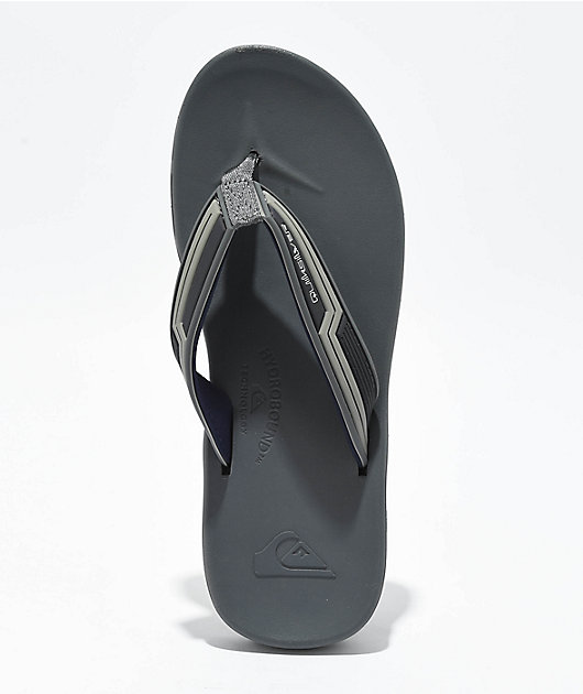 Quiksilver Makua Grey Sandals | Zumiez