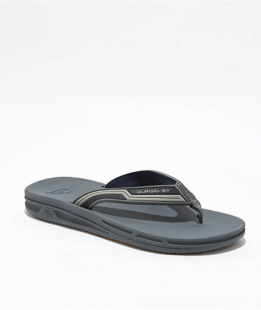 Quiksilver Makua Grey Sandals | Zumiez