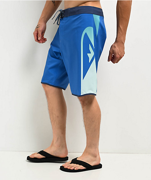 Quiksilver Surfsilk Holmes Nebulas Blue Board Shorts