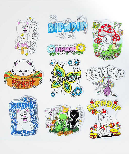 RIPNDIP 2 Assorted Sticker Pack | Zumiez