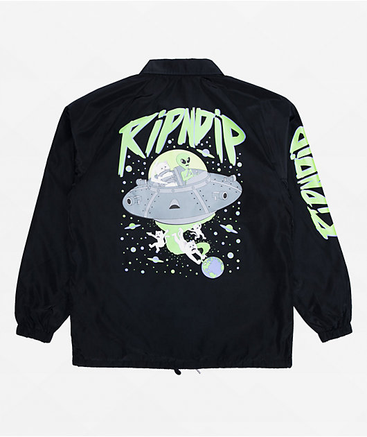 RIPNDIP Abduction Black Coaches Jacket
