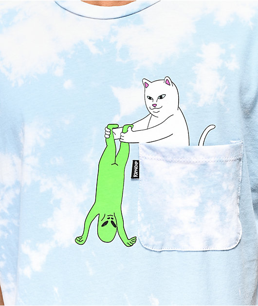 RIPNDIP Break Yo Self Cloud Dye Pocket T-Shirt