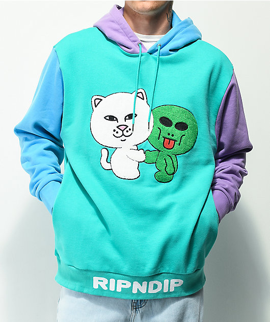Zumiez colorblock hoodie 2025