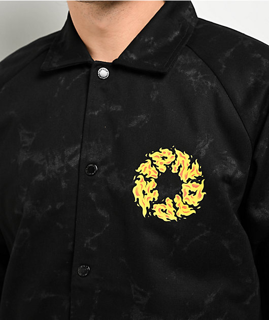 SPLIT B COACH JACKET - BLACK Lサイズ LIBERTY WALK LB Thorn Logo Coach Jacket Black Unisex OT42-BK-M | eBay