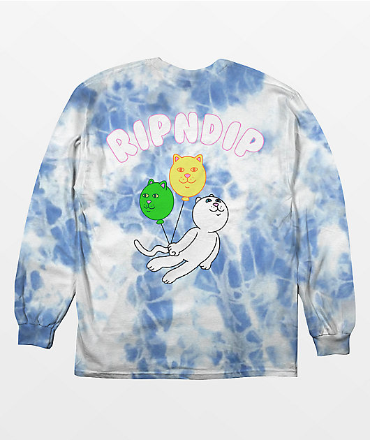 RIPNDIP Imagine Pastel Tie Dye Long Sleeve Tee