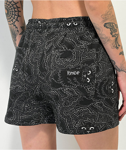 RIPNDIP Energy Black Sweat Shorts