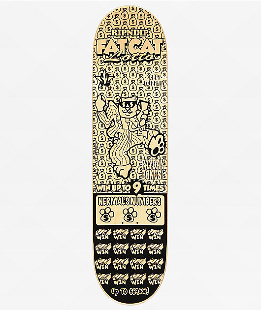 RIPNDIP Fat Cat 8.25" Skateboard Deck