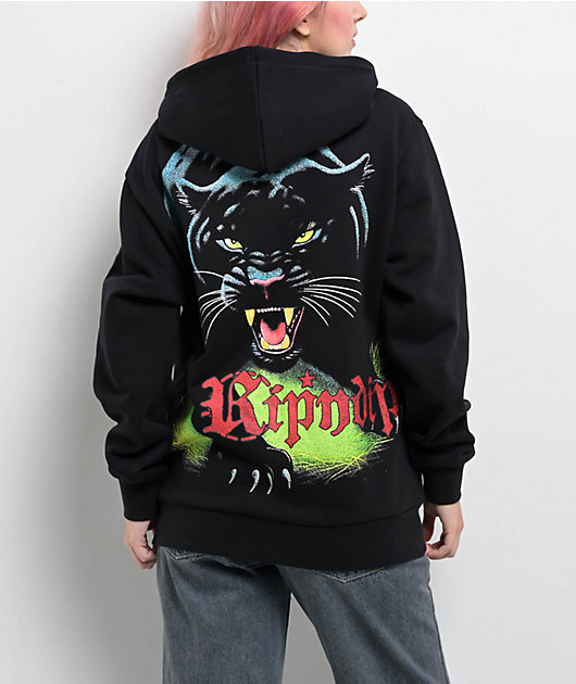 RIPNDIP Fein Black Zip Hoodie | Zumiez