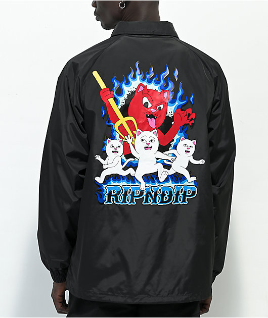 RIPNDIP Hades Black Coaches Jacket