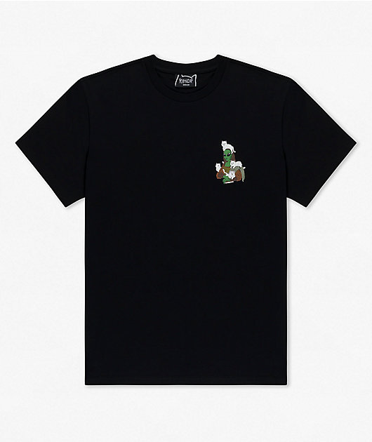 RIPNDIP Here All Along Black T-Shirt