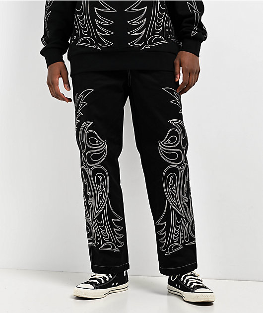 RIPNDIP Howdy Chainstitch Black Pants | Zumiez