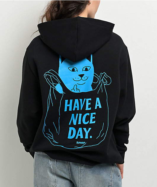 うのにもお得な My In RIPNDIP Bag Zumiez | Hoodie Black トップス