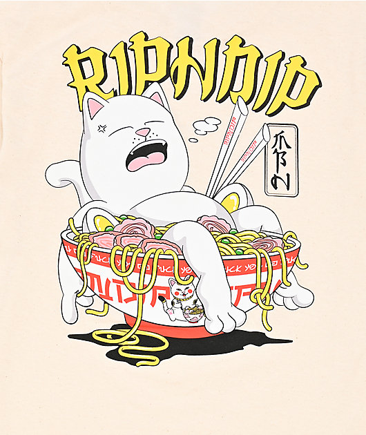 RIPNDIP Kids Noodle Nerm Beige T-Shirt