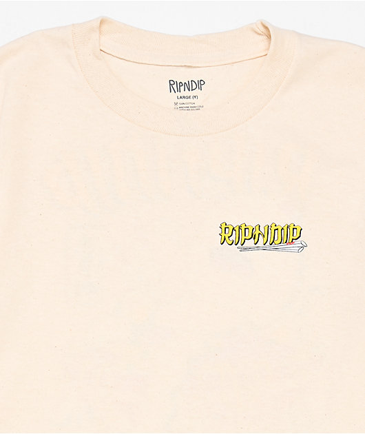 RIPNDIP Kids Noodle Nerm Beige T-Shirt